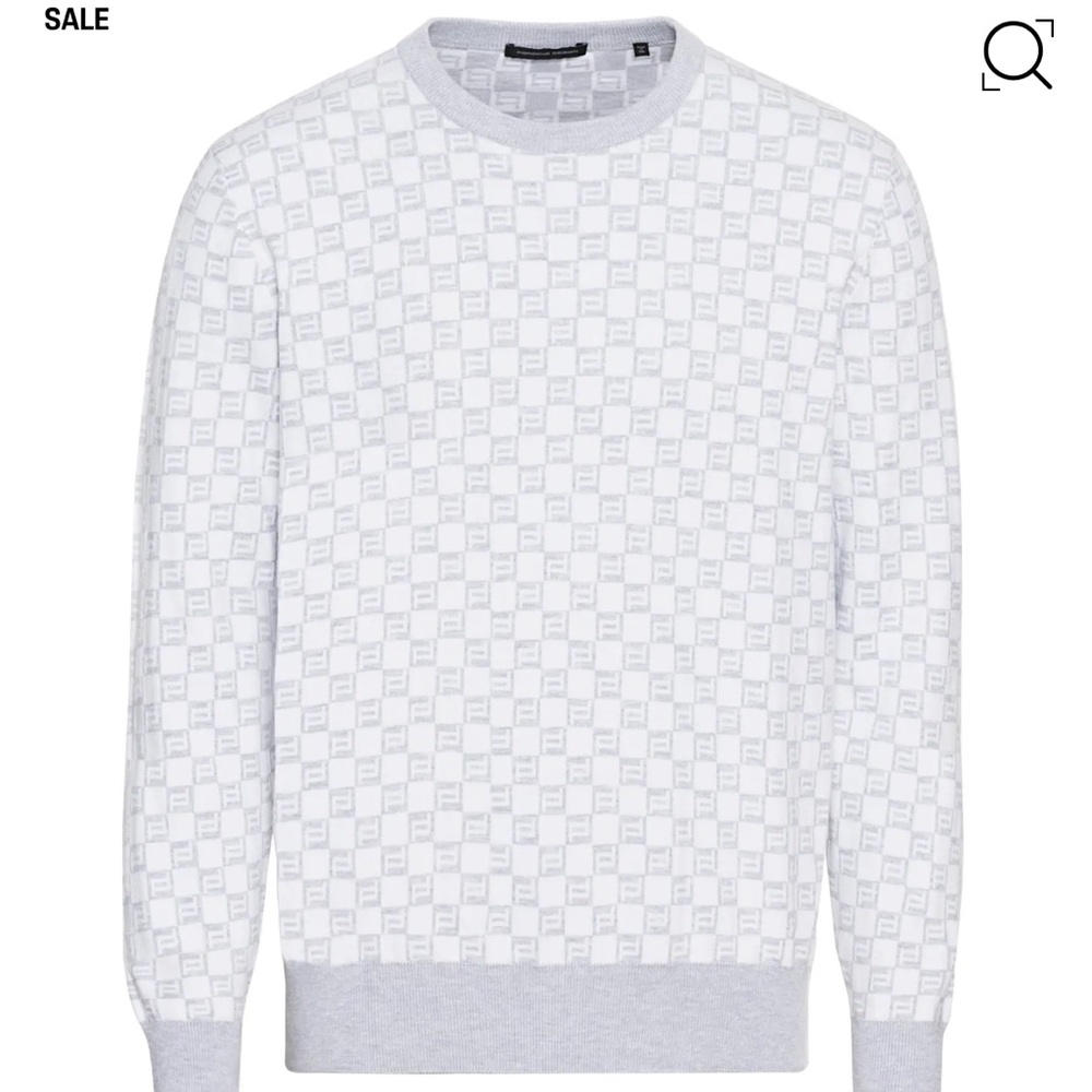 Porsche design icon chequered sweater